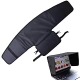 Laptop Sun Shade Computer Anti-Glare Screen Visor 600D Oxford Cloth Foldable Privacy Sun Shield for Working Outside Travel