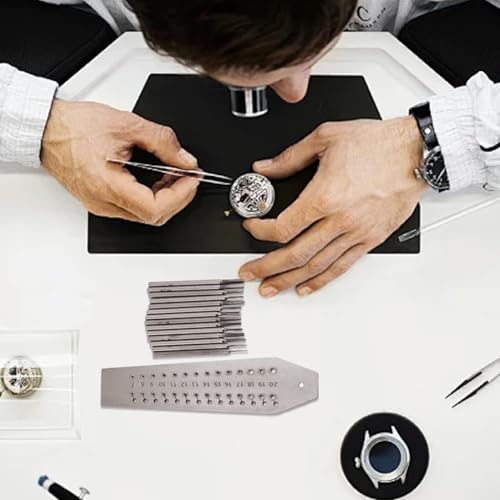 Tarauds de bijouterie avec plaque 14 trous et extracteur pour micro-mécanique - 5