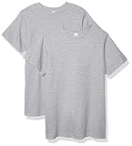AquaGuard Youth Basic Cotton Short Sleeve Crewneck Shirt for Boys and Girls 2-Pack, Heather, Medium