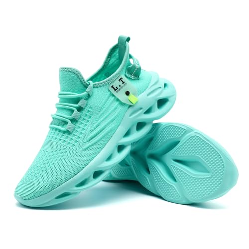 Image of Mens Running Shoes Gym Slip on Sneakers Non Slip Walking Tennis Sports Work Athletic Workout Casual Lightweight Breathable Fashion