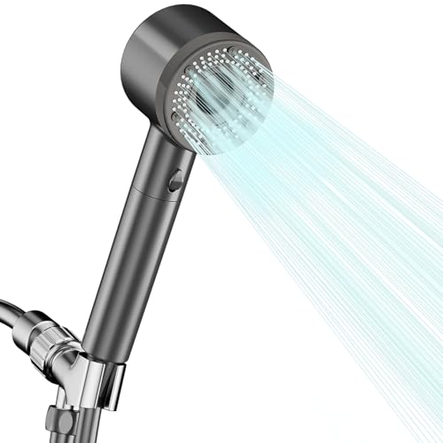 Youmeiyuan SHOWER HEAD WITH HANDHELD Multiple Spray Modes With Pause Switch Water Saving Filter Showerhead,Showerhead Set cover