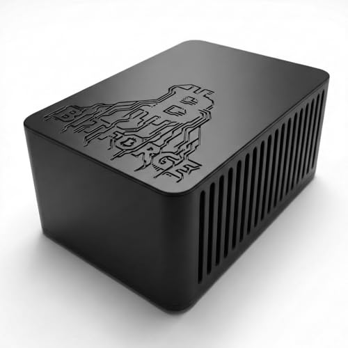 Bitforge Nano Open-Source Bitcoin Miner | Dual BM1370 ASIC, Up to 2.5TH, 12V | Compact Solo Miner...