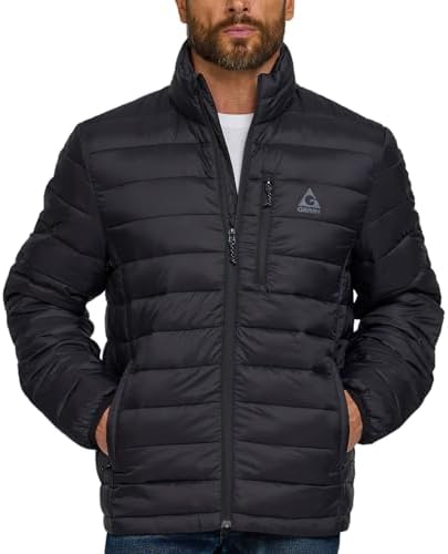 Gerry Packable Puffer Jacket Men, Warm Lightweight Winter Jackets for Men