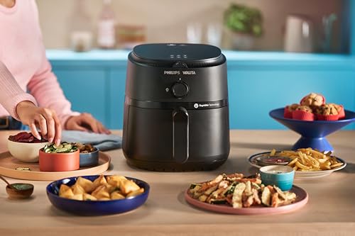 Fritadeira Airfryer Série 1000 XL, Philips Walita, 6,2 litros, Tecnologia RapidAir, Preta, 2 anos de