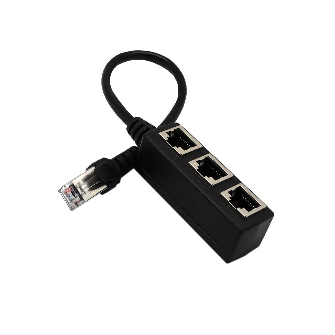 RJ45 1 maschio a 3 femmina RJ45 Splter LAN Ethernet cavo di prolunga di rete adatto Cat5/6 Cat5e Cat7 LAN adattatore per cavo Ethernet  7