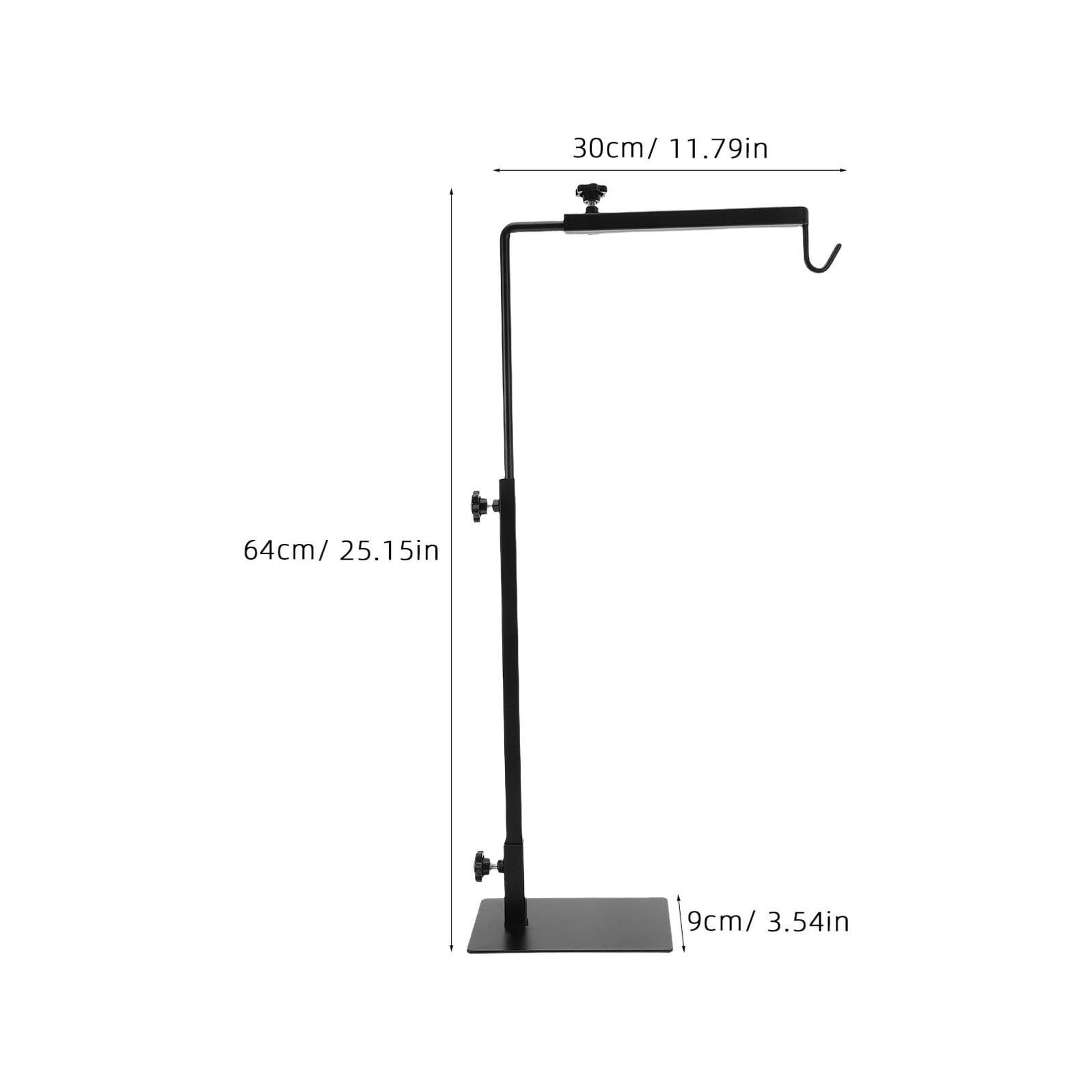 Hohopeti Supporto per Lampada per Rettili Regolabile in Metallo Supporto per Lampada Riscaldante per Terrario per Uso Domestico e Animali Piccoli