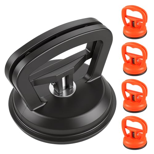 Image of Dent Puller,Powerful Car Dent Puller,Powerful Suction Dent Removal Kit for Cars,with Mini and Big,Dent Remover Tool for Car Dent Repair (1 Black + 4 Orange)