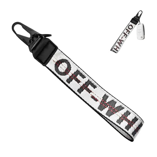 Geetgg Car Key Chain, Fabric Keychain Wrist Lanyard, Car Accessories Key Ring for Cars Keys Wallets...