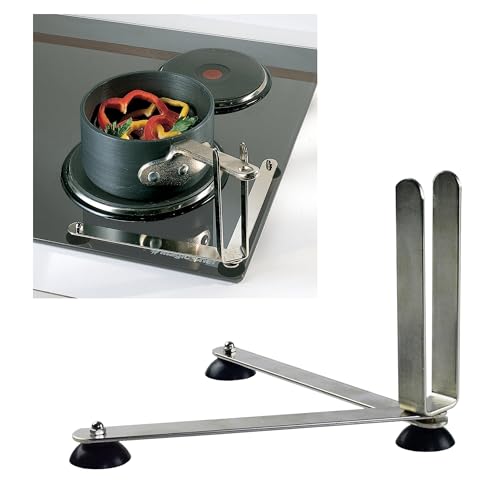 Folding Pan Holder for One-Handed Use