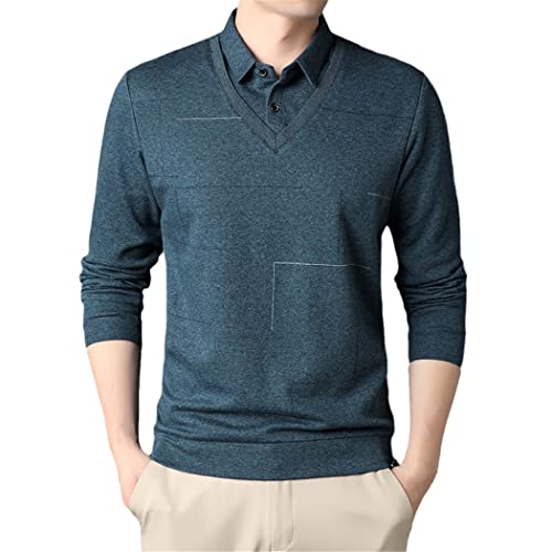 Pull tricot preppy vert chaud homme XXL pour éviter la superposition