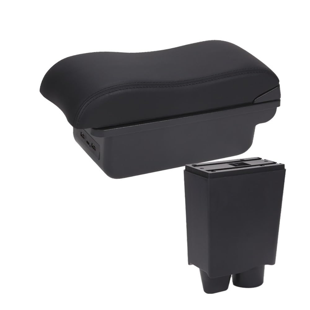 Aierdeyp B2 Black Line 3Usb Car Armrest Box For Fiat For Mobi Car Armrest Box
