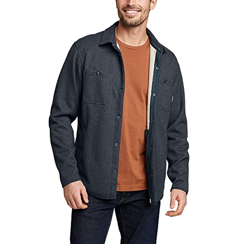 Eddie Bauer Men's Faux Shearling-Lined Thermal Shirt