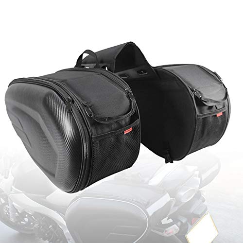 Never-hu Caja de Motocicleta Bolsa de Cuero Bolsa de Motocicleta Alforjas de Bicicleta Bolsa de Viaje de alforjas de Motocicleta