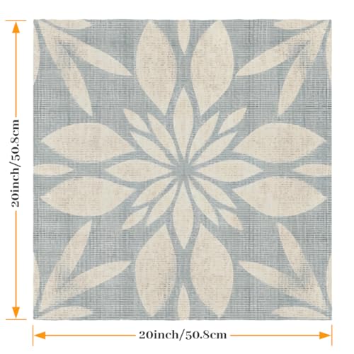 Servilletas de Tela Flores Abstractas Set x6 50.5x50.5 cm miniatura 2