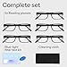 Gaoye Professional Reading Glasses for All Day - Computer Readers with Blue Light Protection - Value Pack