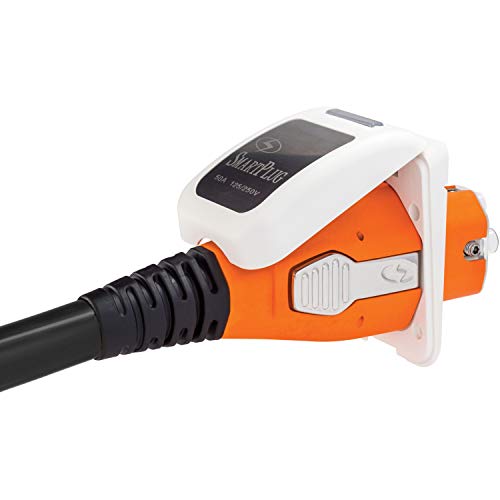 SmartPlug B50ASSYPW Combo Kit with Female Connector and Non-Metallic Inlet-50 Amp, White - //coolthings.us