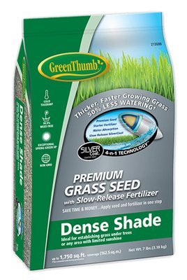 Premium Grass Seed For Dense Shade, 7 Pounds, Model Greun185