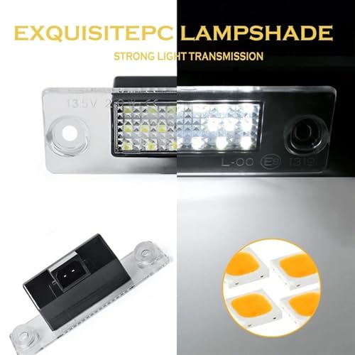 Luces matrícula LED Canbus para solucionar el error de luz fundida en A3 3