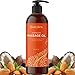 Massage Oil Edible Lube for Women and Men - Mango Sorbet Flavor Body Massage Oil for Healing and Pleasure With Pure Jojoba + Sweet Almond Oil + Coconut Oil for Skin - Anti-Aging Vitamin Moisturizer
