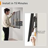 Perlegear TV Wall Bracket for Most 37–82 inch LCD LED OLED Flat Curved TVs up to 45kg, Low Profile Tilt Wall Brackets, Ultra Slim Heavy-Duty TV Wall Mount with Max VESA 600x400mm, PGLT4 - Image 6