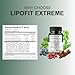 BLUE VIBE Lipofit Extreme Capsules, Lipo Fit Advanced Strength Overall Health & Wellness Support Supplement, Lipofit Extreme Official Premium All Natural Health Support (2 Pack - 120 Capsules)