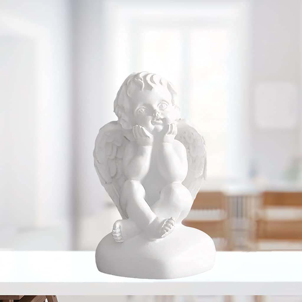 Engelsstatue „Lesendes Buch“ – Harz-Figur 10,2 Cm, Für Innen & Außen, Dekoration & Geschenk