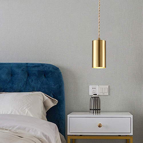 Lámpara industrial retro de cobre para comedor bar y dormitorio E27 5