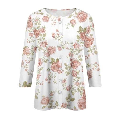 Summer Cardigans for Women Lightweight Ruched 3/4 Sleeve Open Front Cardigan Casual Cover up Shrugs for Dress3