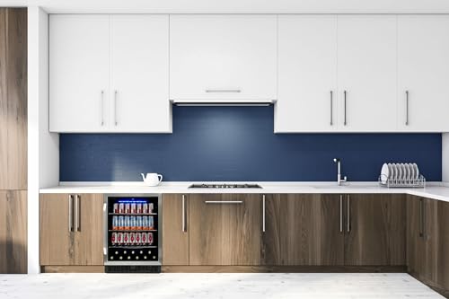 Danby Silhouette SBC057D1BSS Built In Beverage Center, Under Counter Single Zone Beverage Cooler For Wine, Beer - For Kitchen, Home Bar on Fridge.com