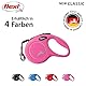 flexi® Classic XS Gurt 3 m pink, Roll-Leine für Hunde bis 12 kg