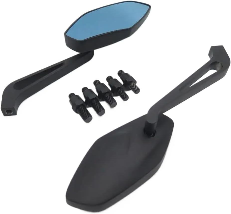 Aftermarket Motorcycle Mirrors 8mm 10mm For Handlebar