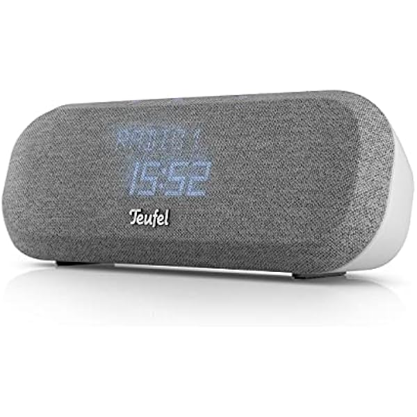 Budzik Teufel Radio ONE HiFi - głośnik Bluetooth z radiem DAB+/FM, funkcjami budzenia, wyłącznikiem czasowym - białe