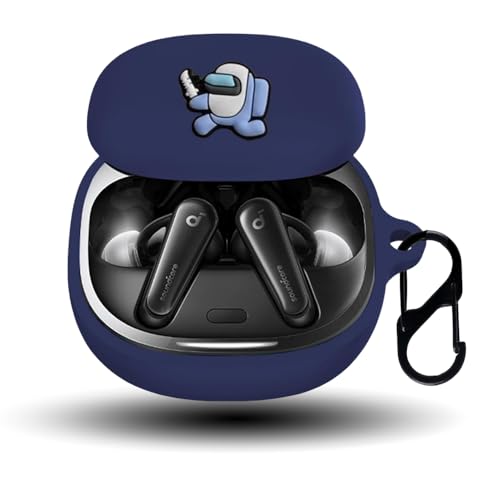 [YIQIAINI] wbhzP[X Anker Soundcore Liberty 4 p̃P[X Jo[ VRf   y Soundcore Liberty 4 ƌ݊̂ CX CzP[X (u[1)