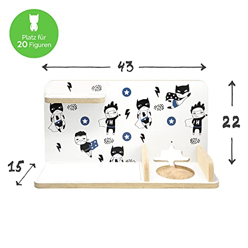 Kinderrek voor muziekbox, motief ster, geschikt voor de toniebox en ca. 25 tonies, cadeau, cadeau-idee, spelen, opzetten… - Afbeelding 3