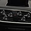 6 Pcs Black Daisy Air Vent Clips, Cute Flower Car Air Fresheners Vents Clips Diamond Vent Clip Interior Decor Charm Bling Accessories Decoration for Women Automotive Air Fresheners #1