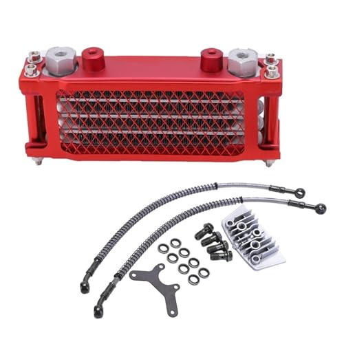 ��p���W�G�[�^�[ �o�C�N �I�[�g�o�C�I�C�����W�G�[�^�[��p�Z�b�g���g�I�C���N�[���[ 125cc 50-140cc ���j�o�[�T���_�[�g�o�C�N ATV ���g�N���X �I�C���N�[���[(Red-50cc-110cc)