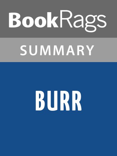 Amazon Com Summary Study Guide Burr By Gore Vidal Ebook Bookrags Com Kindle Store