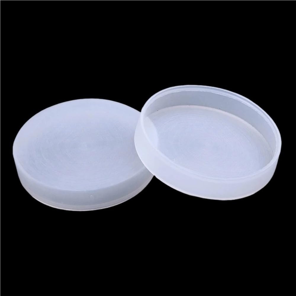 Flange Protective Cover 2pcs Quick Installation Plastic Cover, 19~114mm PE Vacuum Flange Cap, Oil Pipe Joint Adapter Protective Sleeve(34mm)