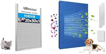 Washable Reusable HVAC AC Furnace Filter MERV 4 20x30x1 Cut To Fit Mat - View #3