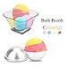 Bath Bomb Mold, 24 PCS Bath Bomb Mold Kit Including 3 Size 24 PCS Molds for Bath Bombs & 100 PCS 6 X 4.3 Inch Shrink Wrap Bags for DIY Bath Bomb Maker.