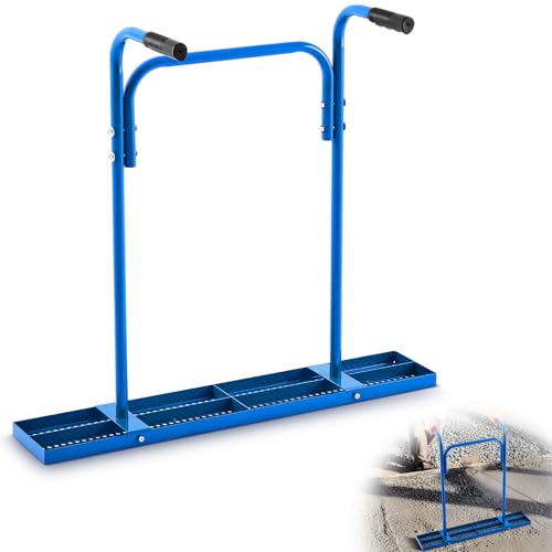 MorningRo 36'' x 6.7'' Concrete Tampers Tool Round Hole Pattern 33.5" Handle Length for Large Aggregate to The Bottom to Add Strength Ensuring a Better Compaction