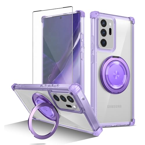 Coque Samsung Note 20 Ultra Asuwish résout le manque d'adhérence grâce à son anneau rotatif
