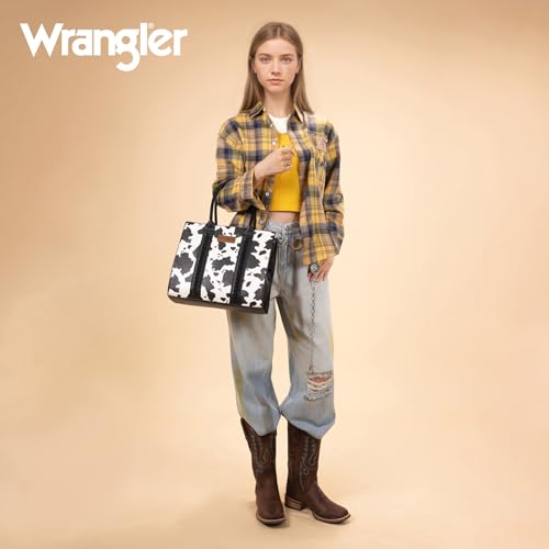Image of Montana West x Wrangler Tote Bags Purses for Women Work Top-Handle Handbags with Strap