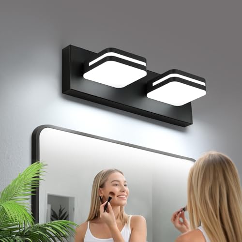 360° Rotate LED Bathroom Vanity Light Fixtures, 900LM Acrylic Matte