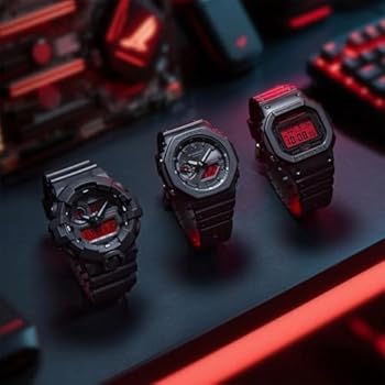 Relógio Casio G-Shock GA-700BBR-1ADR Black and Bold Red | Amazon