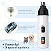 Pet Nail Grinder for Dogs, 2025 Upgrade Dog Nail Trimmer Dog Nail Grinder, Electric Dog Nail Clippers for Dog Nail Grinders Rechargeable, Pet Paws Grooming Tool (2)