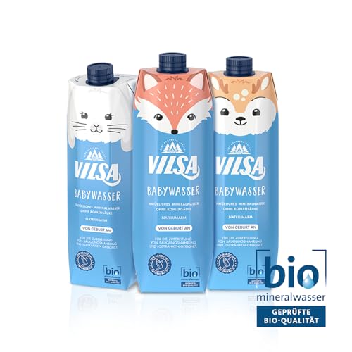 VILSA Babywasser Naturelle Bio, 6 x 1,00 l Tetra Pak – Bild 7
