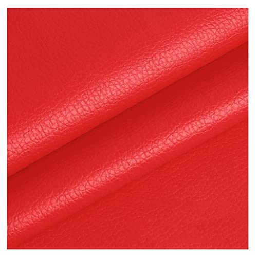 Similicuir matière imitation cuir rouge pour réparer un canapé griffé