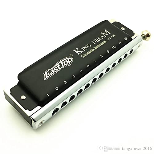 Image of East Top T1248K Chromatic Harmonica Mouth Organ, 12 Holes 48 Tunes Easttop King Dream C key 1248K