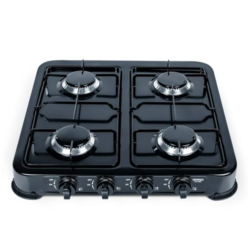 Promis KG400C hob Black White Countertop Gas 4 Zone(s)